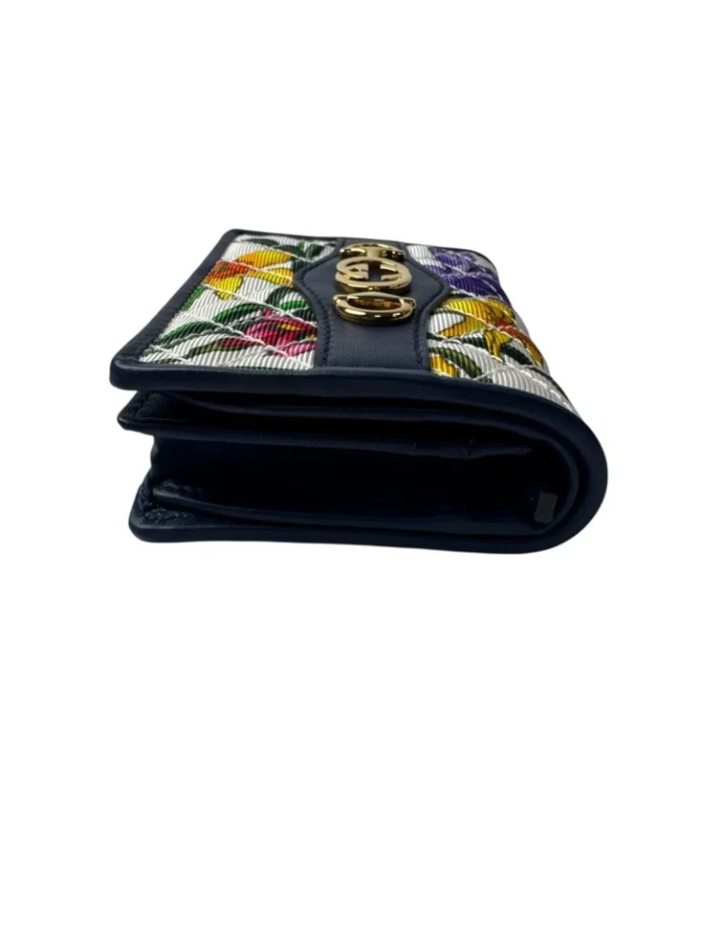 Gucci Zumi Flora Bifold Wallet Compact